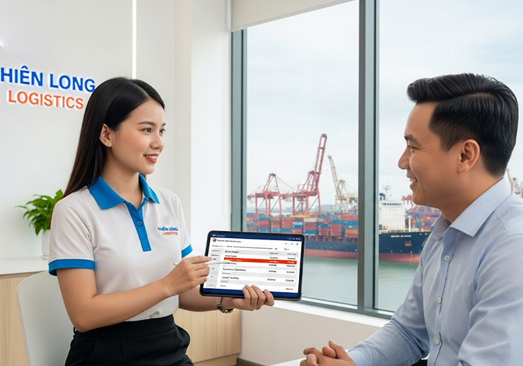 Báo giá vận chuyển hàng hóa nhập khẩu tại Thiên Long Logistics
